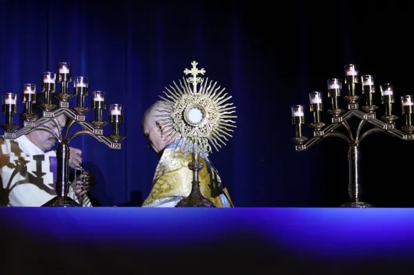 Adoration with Deacon Ralph Poyo during NCSC 2018 in the Twin Cities, Minnesota, June 8-10, 2018. Credit: AFL Photography