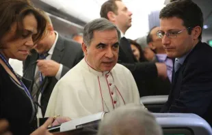 Cardinal Giovanni Angelo Becciu. Credit: Alan Holdren/CNA