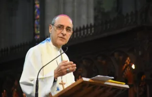 Cardinal-elect Víctor Manuel Fernández was appointed by Pope Francis on July 1, 2023, to become the next prefect for the Dicastery for the Doctrine of the Faith. Credit: Courtesy of Archdiocese of La Plata