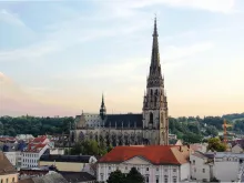 The Cathedral of the Immaculate Conception in Linz, Austria, is the largest church building in that country.