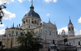 Calle de Bailén Almudena Cathedral is the seat of the Roman Catholic Archdiocese of Madrid. Credit: Wikimedia Commons