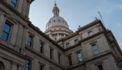 Michigan State Capitol Building in Lansing, Michigan.