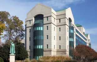 United States Conference of Catholic Bishops headquarters in Washington, D.C. Credit: Farragutful, CC BY-SA 3.0, via Wikimedia Commons