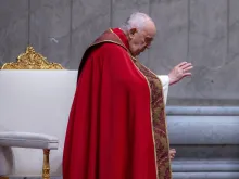 Pope Francis participates in Mass on the solemnity of Pentecost, May 19, 2024.