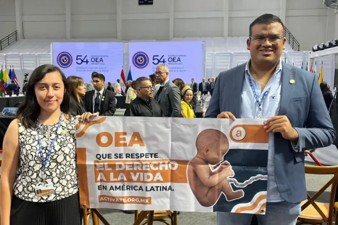 Members of the civil society organization Actívate (Get Active) celebrated the appointment of new judges to the InterAmerican Court of Human Rights, especially highlighting the election of Peruvian Alberto Borea and Paraguayan Diego Moreno "for not being promoters of abortion."?w=200&h=150