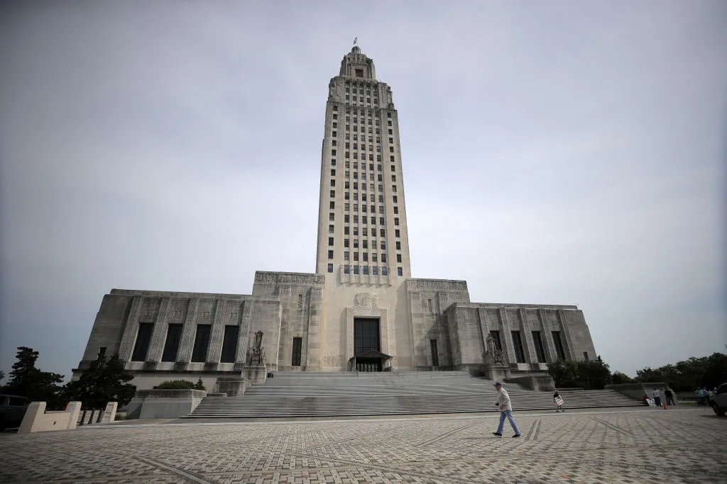 A general view of the Louisiana State Capitol on April 17, 2020, in Baton Rouge, Louisiana.?w=200&h=150