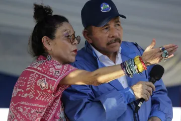 Daniel Ortega and Rosario Murillo