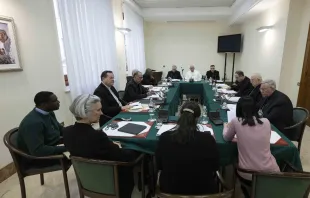 Pope Francis meets with the Council of Cardinals on Feb. 5, 2024, at the Vatican. Credit: Vatican Media