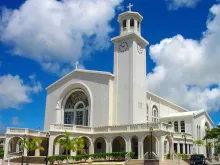 Dulce Nombre de Maria Cathedral Basilica, the seat of the Archbishop of Agana, Guam.