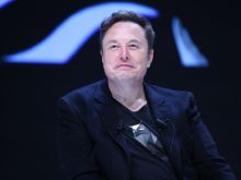 Elon Musk attends a session during the Cannes Lions International Festival Of Creativity 2024 on June 19, 2024 in Cannes, France.