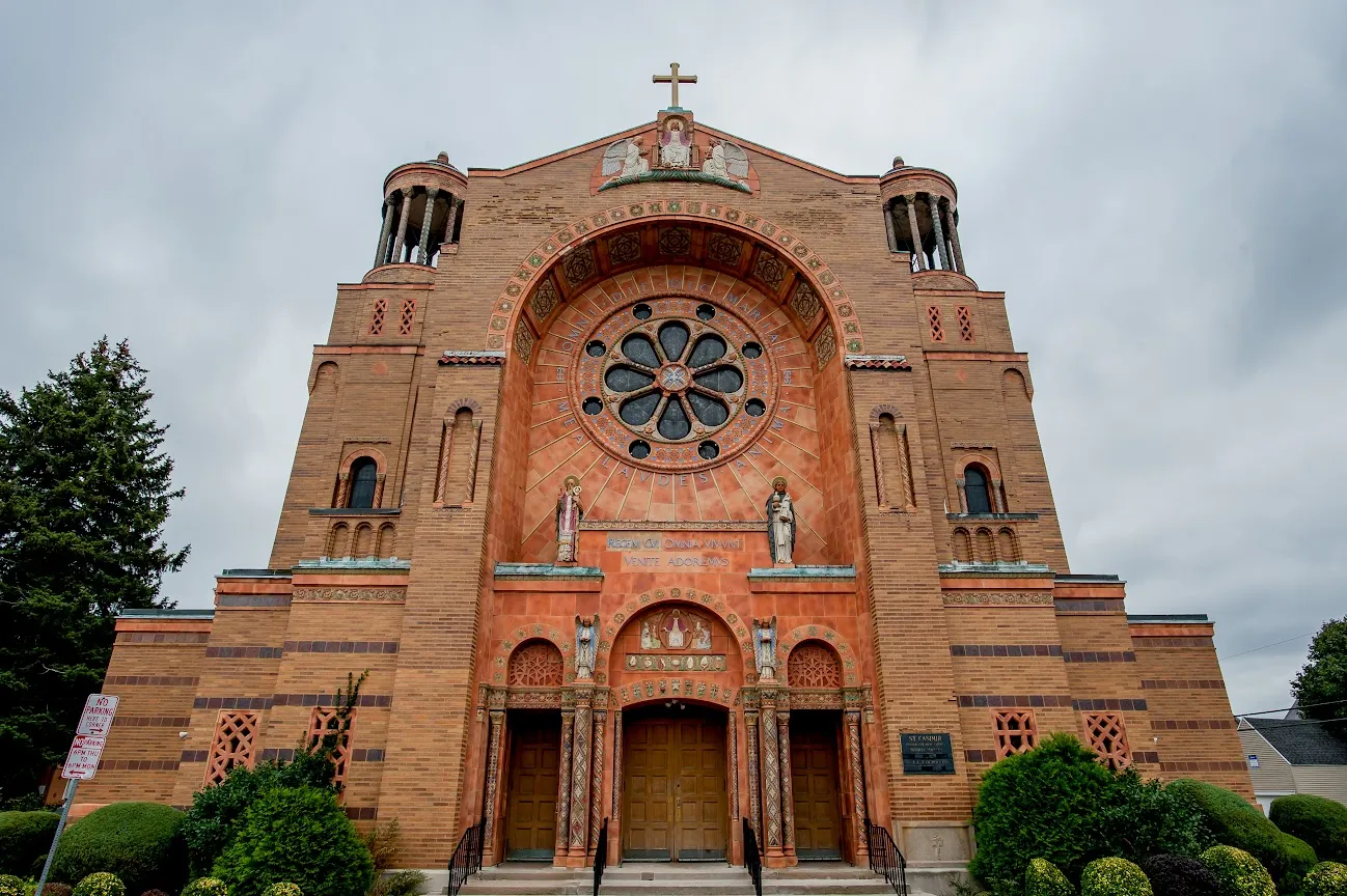 The exterior of St. Casimir Church in Buffalo, New York?w=200&h=150