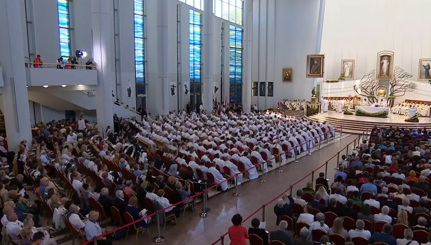 The beatification Mass of Father Michał Rapacz at the Divine Mercy Shrine in Krakow-Łagiewniki, Poland, on Saturday, June 15, 2024.?w=200&h=150