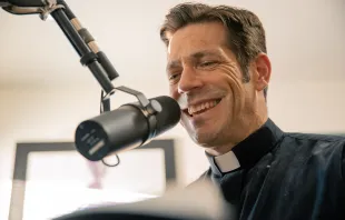 Father Mike Schmitz is the host of "The Bible in a Year" podcast produced by Ascension. Credit: Photo courtesy of Ascension