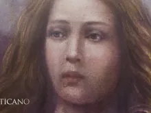 A painting of St. Maria Goretti by Giuseppe Brovelli-Soffredini.