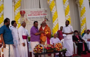 Major Archbishop Raphael Thattil, the new archbishop of the divided Syro-Malabar Church in India, has been well received by the faithful and civic leaders alike, but there is no sign that the differences over the liturgy that have split his Church are close to being resolved. Credit: Anto Akkara