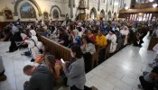 Throughout the week, the perpetual adoration chapel at the National Eucharistic Congress in Indianapolis has been full to overflowing.