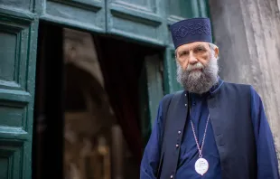 Metropolitan Fülöp Kocsis in Rome for the 2023 Synod on Synodality Credit: Daniel Ibáñez