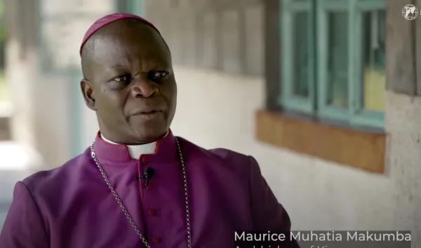 The archbishop of Kisumu in Kenya, Maurice Muhatia Makumba, is himself the son of a man who had two wives. Credit: "EWTN News in Depth"/Screenshot