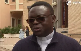 Father Apollinaire Cibaka Cikongo. Credit: EWTN Vaticano