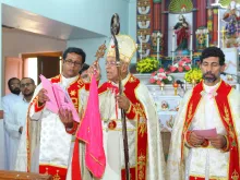 A liturgy at St. Mary’s Syro-Malabar Major Archiepiscopal Church, Arakuzha, India.