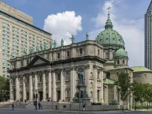 Mary, Queen of the World Cathedral in Montreal, Canada.