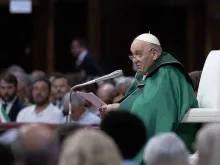 Pope Francis presides over a Mass in St. Peter's Basilica in Rome on July 23, 2023, for the World Day for Grandparents and the Elderly.