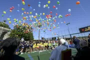 Pope Francis meets with kids