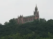 National Shrine and Minor Basilica of Our Lady of Sheshan, also known as Basilica of Mary, Help of Christians, in Shanghai, China.