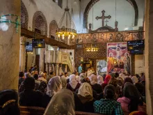 A Coptic Orthodox church in Old Cairo, a historic area of the Egyptian capital.