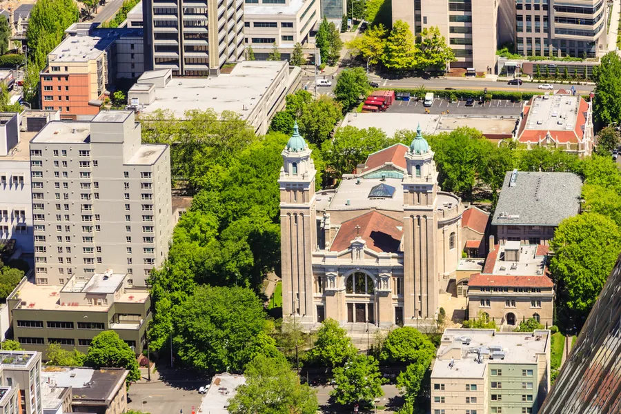 “To be very clear: we are not seeking to cover up the sins of the past,” Seattle Archbishop Paul Etienne emphasized. “We acknowledge that sexual abuse occurred; it is tragic and heartbreaking. We want abusers to be held accountable and we wish to dispel the fear that clergy sexual abuse is rampant today." Image of Saint James Cathedral in Seattle.?w=200&h=150