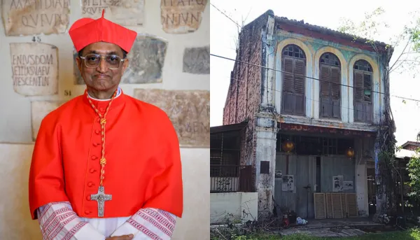 Malaysia’s Cardinal Sebastian Francis, bishop of Penang, has called for the beatification and canonization of Sybil Kathigasu, a heroine and lay martyr who protected information and housed and nursed local members of the anti-Japanese resistance. Her former clinic and house, now abandoned, still stands in the village of Papan in Lahat, Malaysia. Credit: Antonio Masiello/Getty Images and Mzdannial, CC BY-SA 4.0, via Wikimedia Commons