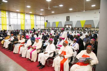 Bishops gathered at the19th Plenary Assembly of the Symposium of Episcopal Conferences of Africa and Madagascar in Accra, Ghana, July 2022.