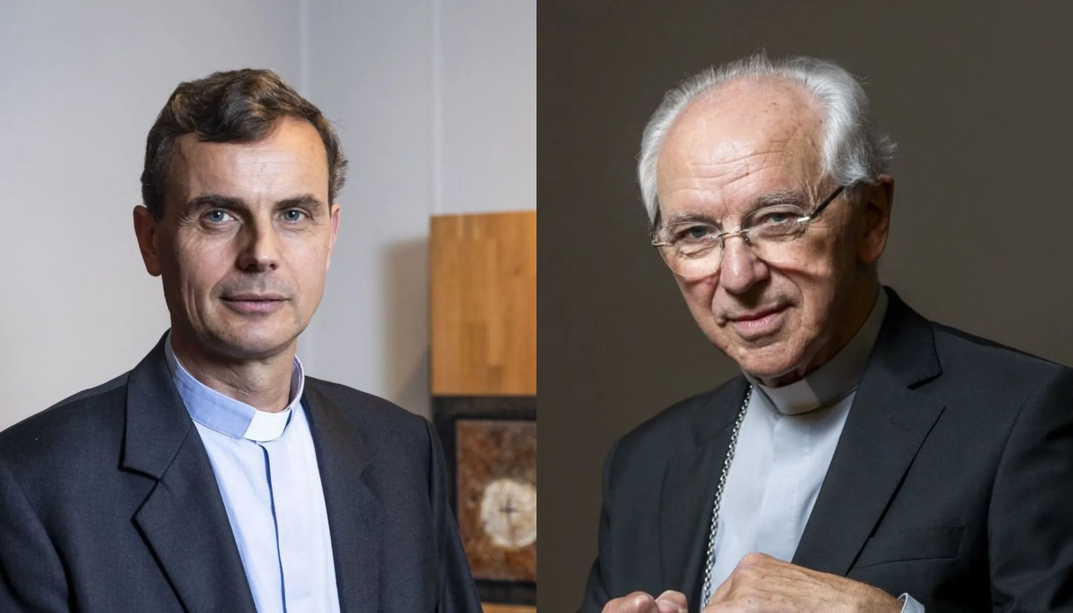 Belgian prelates Archbishop Luc Terlinden of Mechelen-Brussels (left) and former archbishop of Mechelen-Brussels Cardinal Jozef De Kesel were fined by a Belgian court after they denied a woman entry into a diaconate formation program.?w=200&h=150