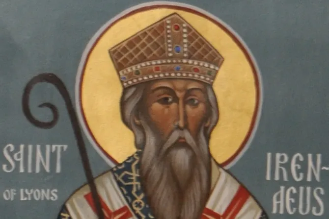 St. Irenaeus of Lyon.