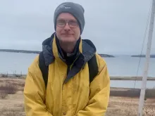 Bishop Bart van Roijen walked the length of the Gaza Strip on April 29 in support of those suffering due to the Israel-Hamas conflict.