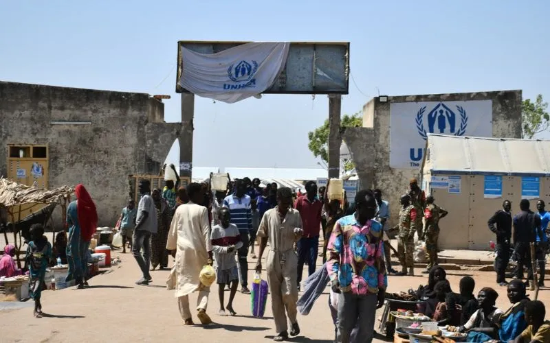 A camp for Internally Displaced Persons in Renk, South Sudan. Credit: Dicastery for Promoting Integral Human Development (DPIHD)